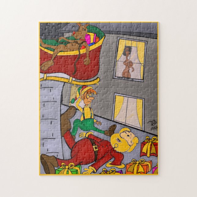 How Santa Met Mrs. Santa Jigsaw Puzzle (Vertical)