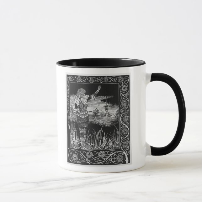 How Sir Bedivere Cast the Sword Excalibur Mug (Right)