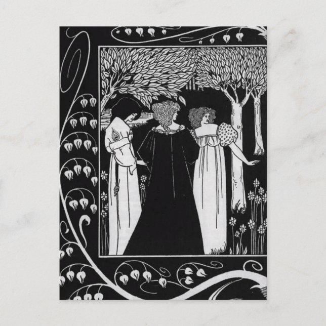 How Sir Launcelot was Known by Beardsley Postcard (Front)