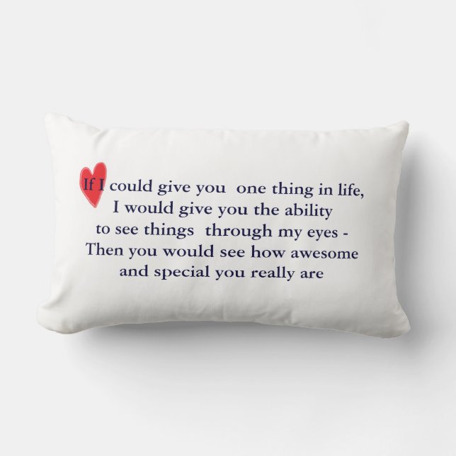 How Special You Are Pillow (Front)