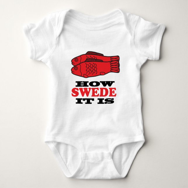 How Swede It Is Baby Bodysuit (Front)
