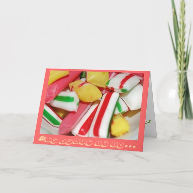 How sweet it is... holiday card (Front)