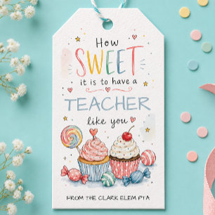 How Sweet it Is Teacher Appreciation Gift Tags