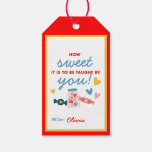How Sweet It Is Teacher Valentine Gift Tag