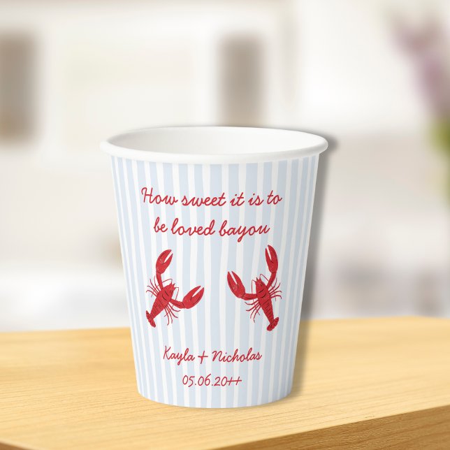 How Sweet It Is to Be Loved Bayou Crawfish Boil Paper Cups (How Sweet It Is to Be Loved Bayou Crawfish Boil Paper Cups)