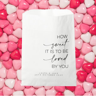 How Sweet It Is To Be Loved By You Favour Bags