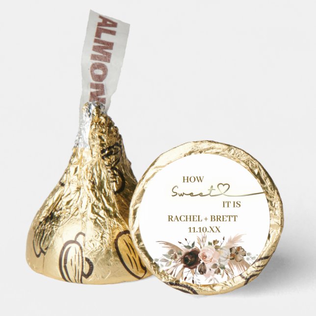 How Sweet It Is Wedding  Hershey's Candy Favors (Front)