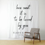 How Sweet It Is Wedding Photo Backdrop at Zazzle