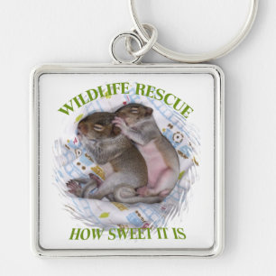 How Sweet Tiny Infants - Wildlife Rescue Keychain