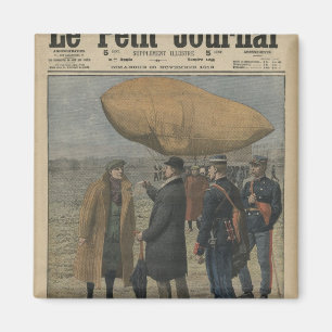 How the air conquerors are welcomed in France Magnet