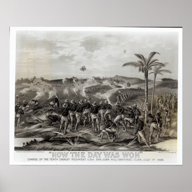 How the Day was Won Charge of the Tenth Poster (Front)