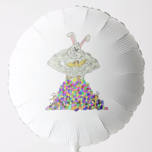 How the Easter Bunny gets his eggs Balloon