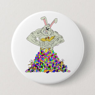 How the Easter Bunny gets his eggs Button