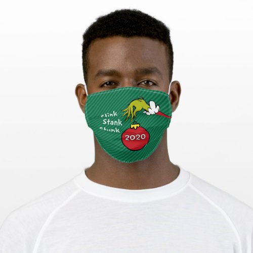 How the Grinch Stole Christmas Face Adult Cloth Fa Adult Cloth Face Mask