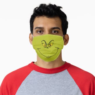 How the Grinch Stole Christmas Face Adult Cloth Face Mask