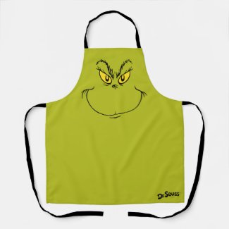 How the Grinch Stole Christmas Face Apron