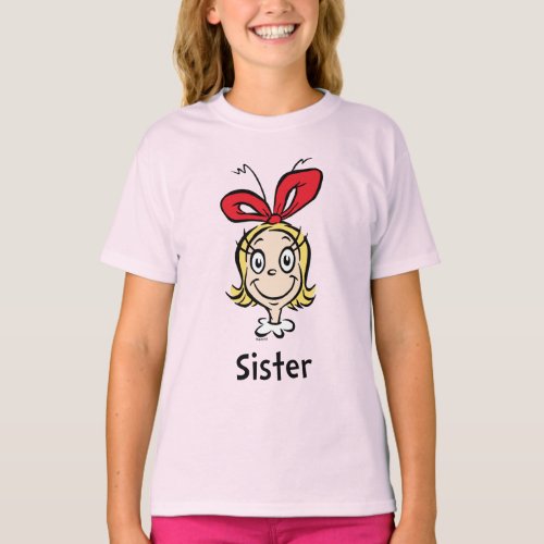 How the Grinch Stole Christmas  Grinch Sister T_Shirt