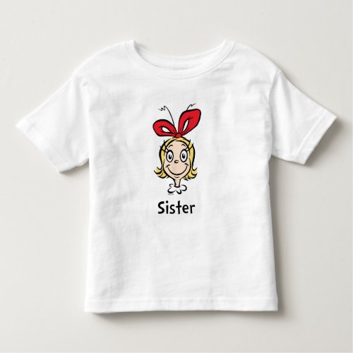 How the Grinch Stole Christmas  Grinch Sister Toddler T_shirt