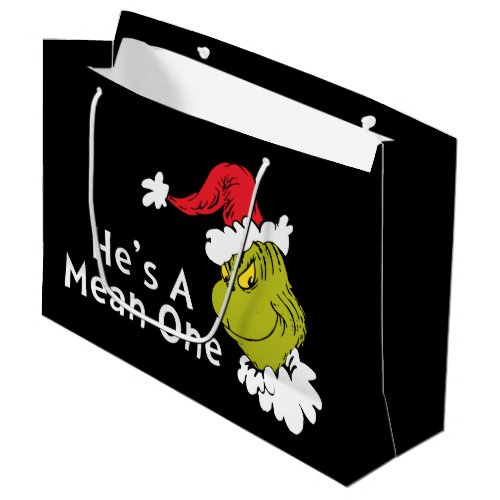 How the Grinch Stole Christmas | He's A Mean One Large Gift Bag