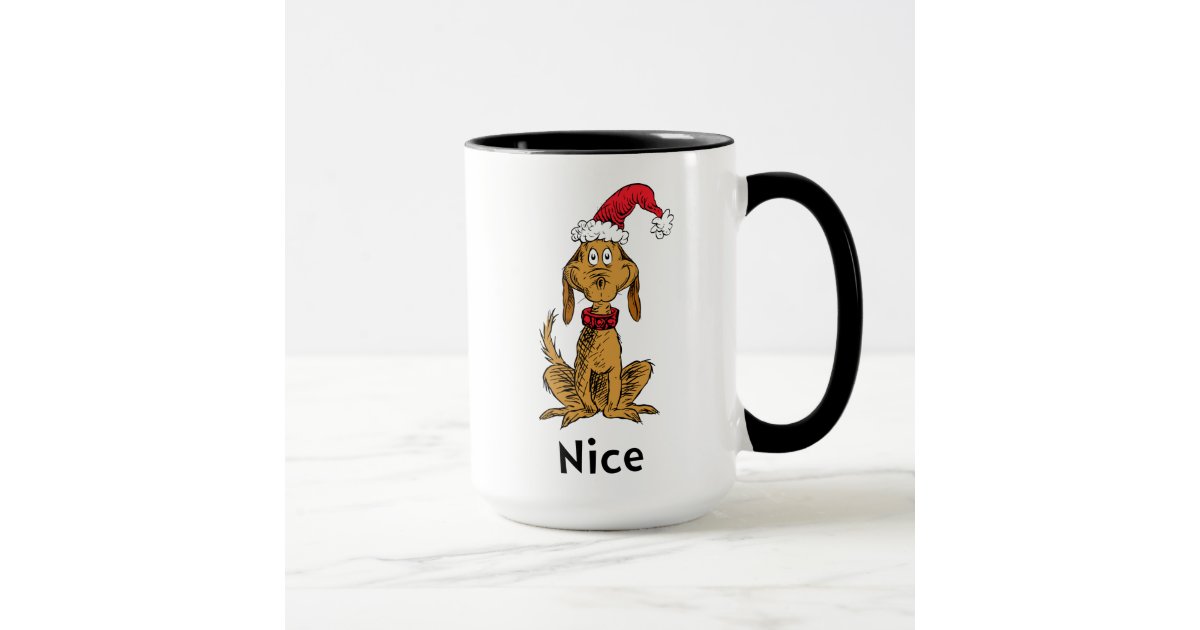 Dr. Seuss The Grinch Face Holiday Coffee Mug Cup 16 Oz