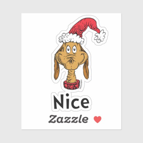 How the Grinch Stole Christmas  Max is Nice Sticker