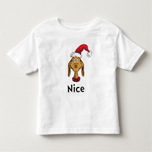 How the Grinch Stole Christmas  Max is Nice Toddler T_shirt