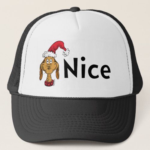 How the Grinch Stole Christmas  Max is Nice Trucker Hat