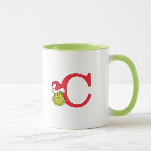 How the Grinch Stole Christmas  Monogram C Mug