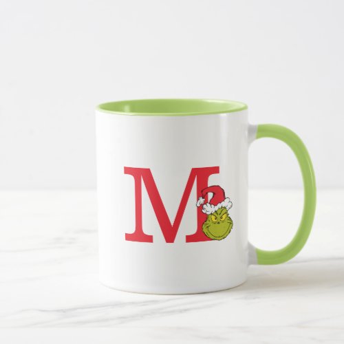 How the Grinch Stole Christmas  Monogram M Mug