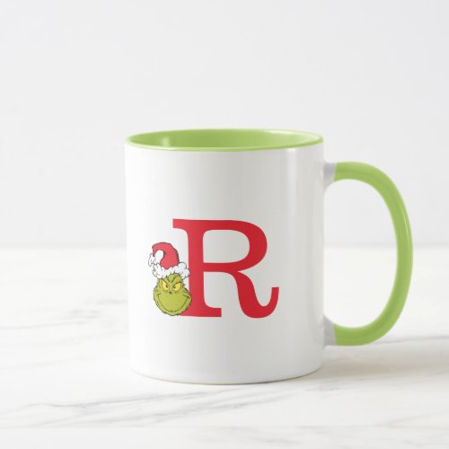How the Grinch Stole Christmas  Monogram R Mug