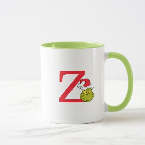 How the Grinch Stole Christmas  Monogram Z Mug