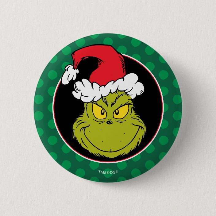 How the Grinch Stole Christmas Naughty Grinch Button