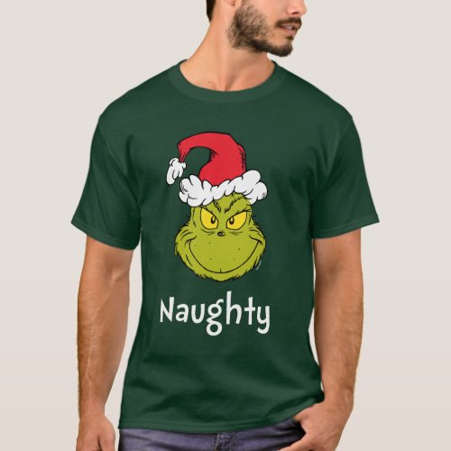 How the Grinch Stole Christmas  Naughty Grinch T_Shirt
