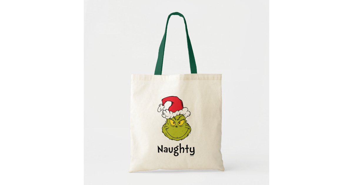 How the Grinch Stole Christmas | Naughty Grinch Tote Bag | Zazzle