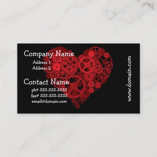 How the Heart Works Business Cards