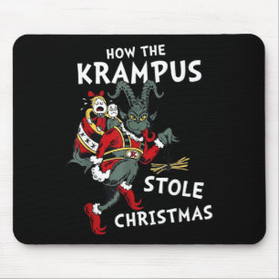 How The Krampus Stole Christmas Mouse Pad