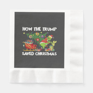 How The Trump Saved Christmas Napkins