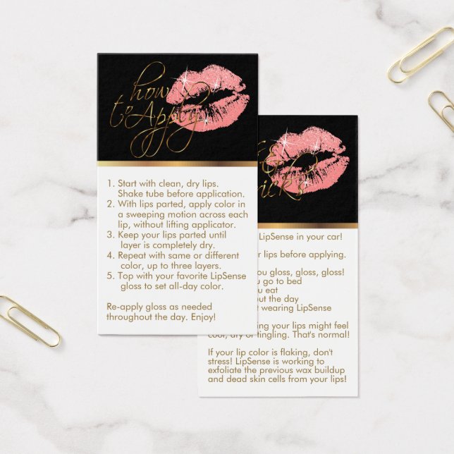 How to Apply & Tips -  Coral Glitter Lips (Office)