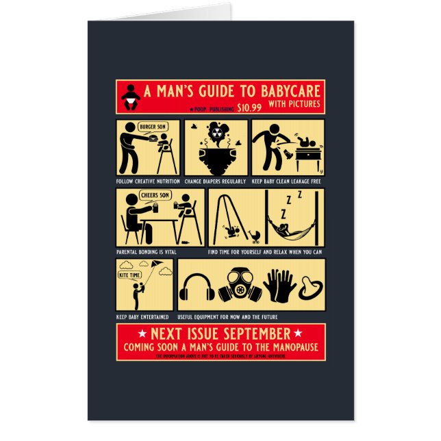 How To Be A Dad Guide Card (Front)