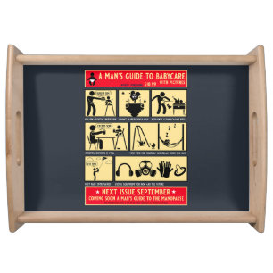 How To Be A Dad Guide Serving Tray