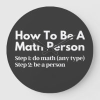 How To Be A Math Person