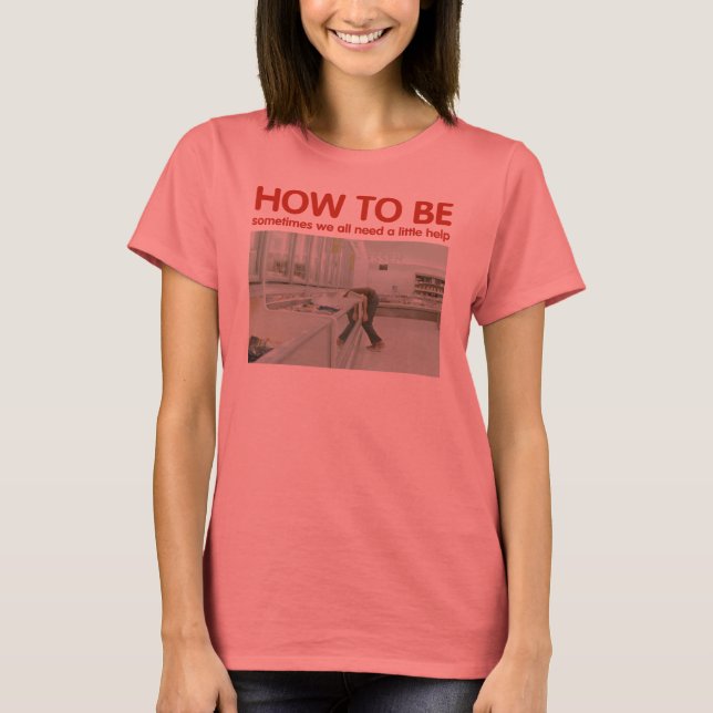How To Be Art Freezer Ladies' Ringer T-shirt (Front)