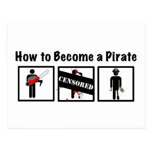 Pirate Hook Postcards - No Minimum Quantity | Zazzle