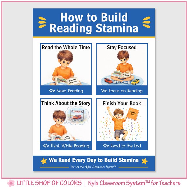 How to Build Reading Stamina Anchor Chart (Creator Uploaded)