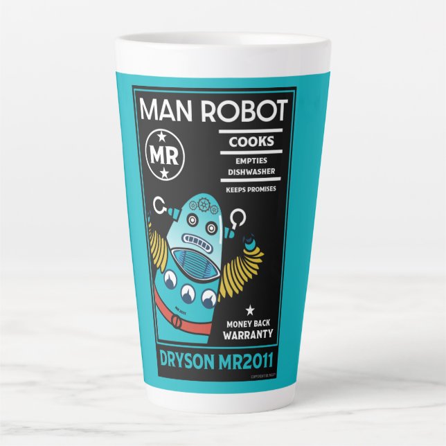 How To Change A Man Latte Mug (Front)