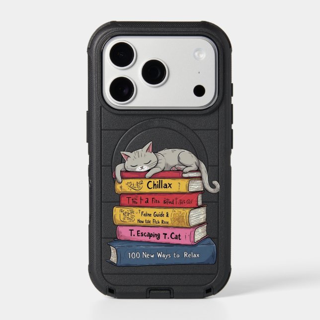 How to Chill Like a Cat Otterbox iPhone Case (Back)