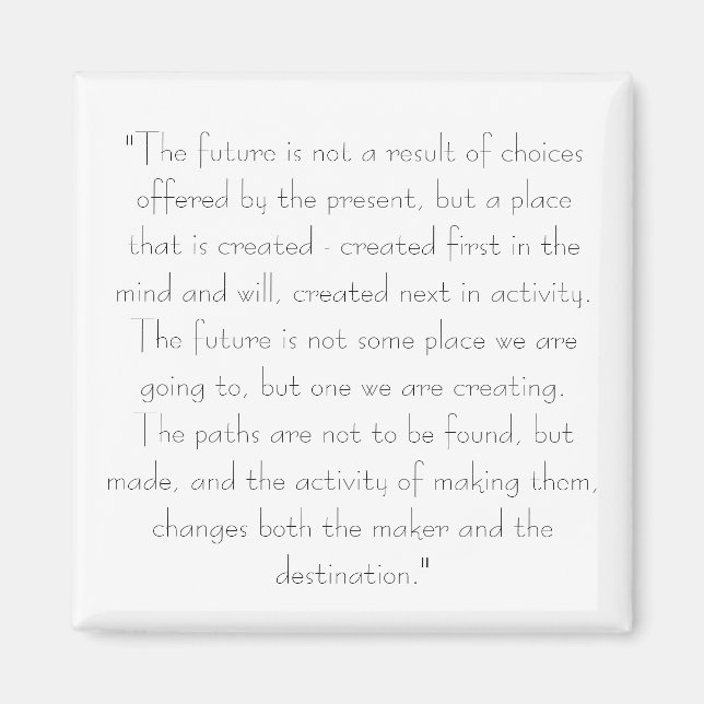 How to create your destiny magnet (Front)