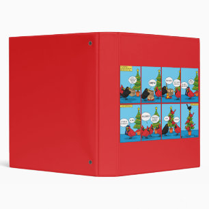 How to Decorate a Christmas Tree Comic 3 Ring Binder