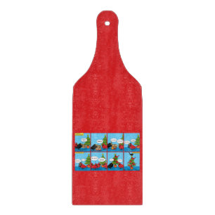 How to Decorate a Christmas Tree Comic Cutting Board