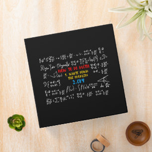 How To Do Math - Funny Mathematics Quote 3 Ring Binder